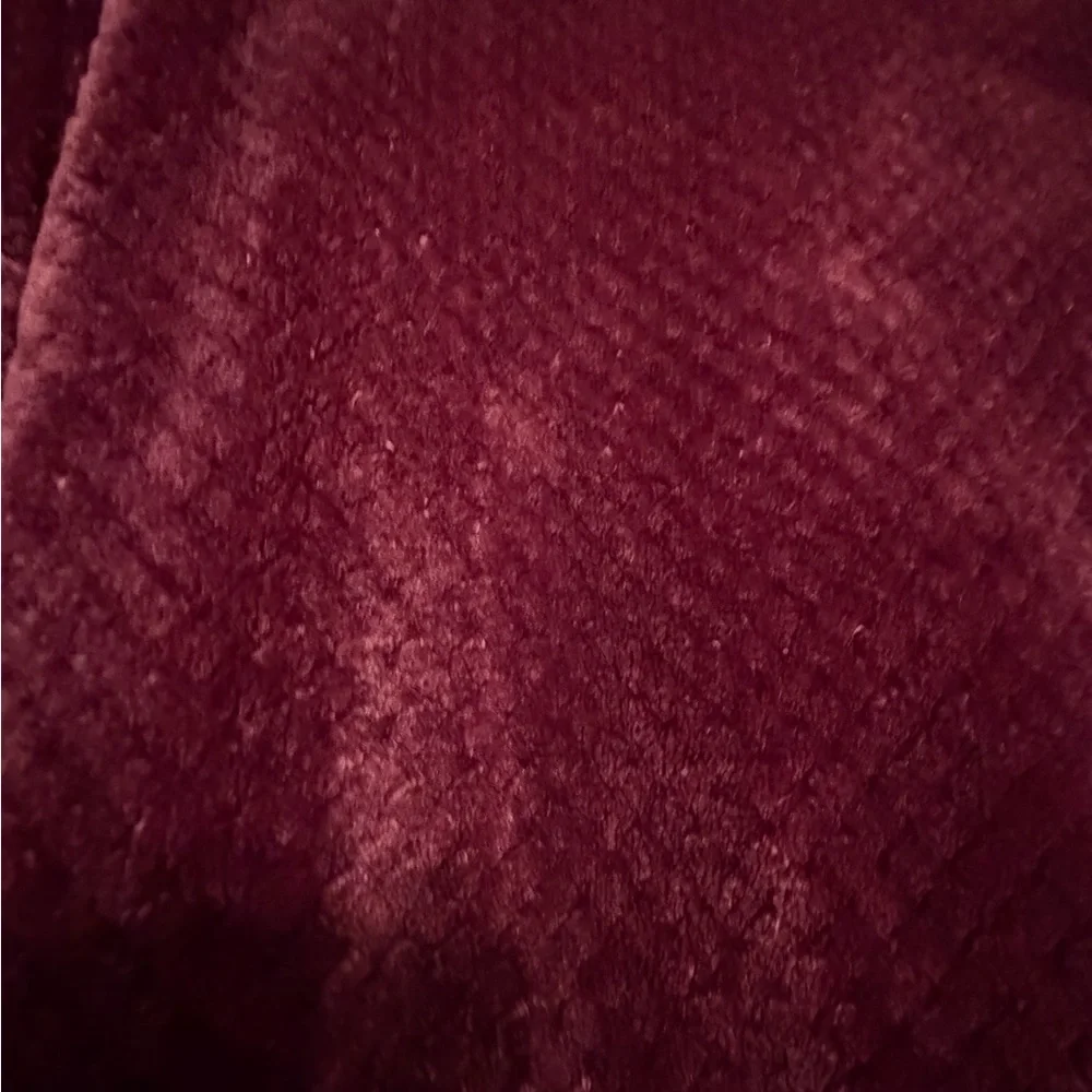 Columbia Burgundy Fleece Pullover Small - Picture 4 of 5